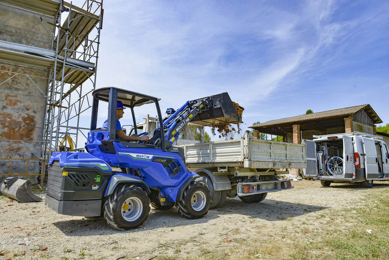 MultiOne @ SaMoTer 2020 mini loaders for construction - Multione